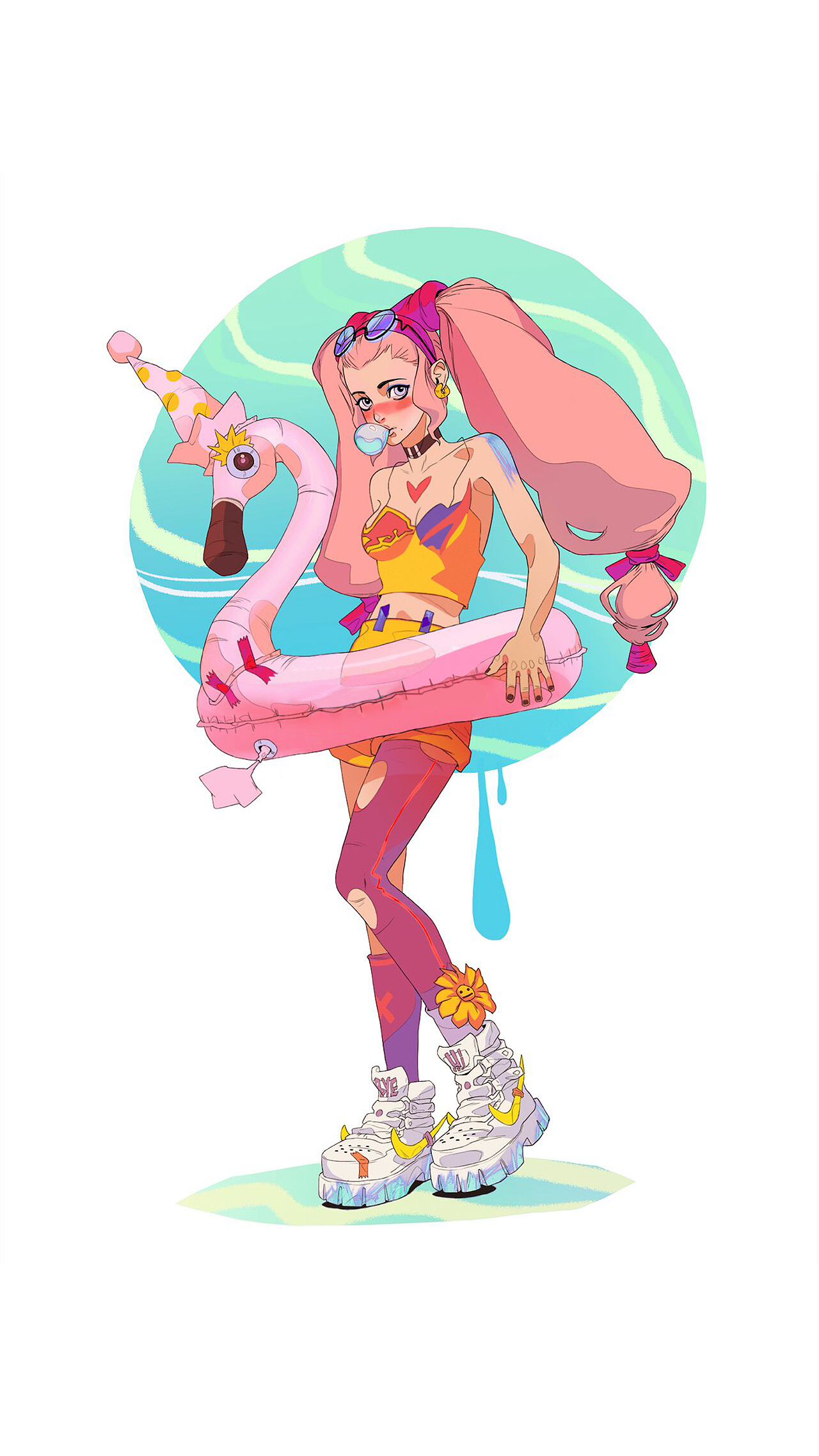 骄傲少女颜如玉丨因为生活值得，所以频繁记录（图ZMjQ2NjY4NDUy） - 新锐潮流插画 - 站酷设计师刚刚好滚滚滚原创素材 - 站酷ZCOOL