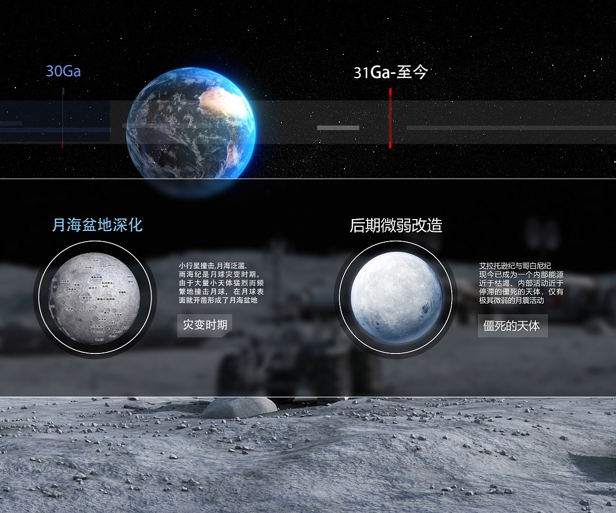 月球科普展信息投影设计（图ZMjY3NTMzNjgw） - 其他平面 - 站酷设计师徐理想原创素材 - 站酷ZCOOL