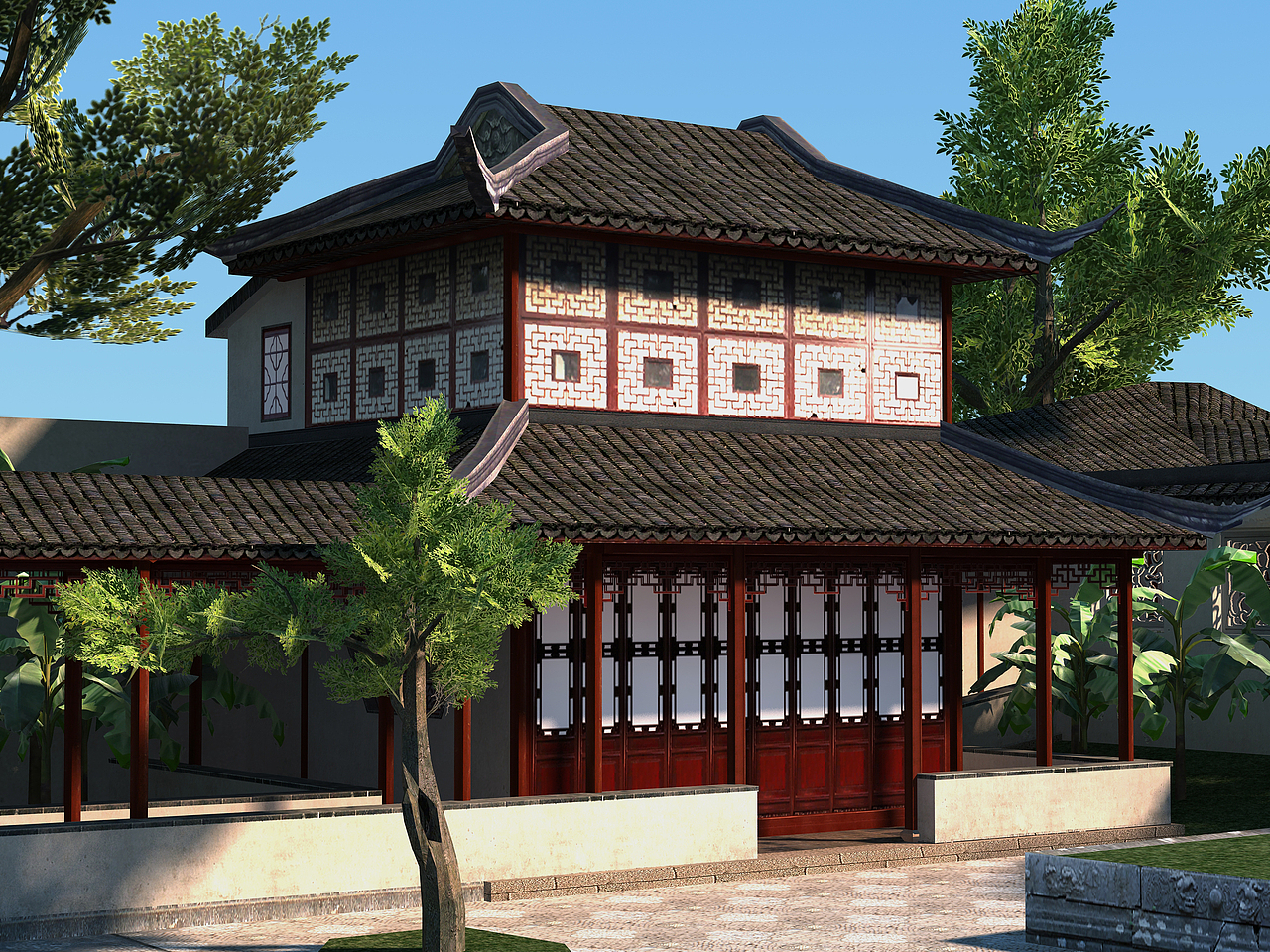 虚拟仿真漫游—苏州留园（图ZMTM4NTYzNTY=） - 动画/影视 - 站酷设计师cocozhu原创素材 - 站酷ZCOOL
