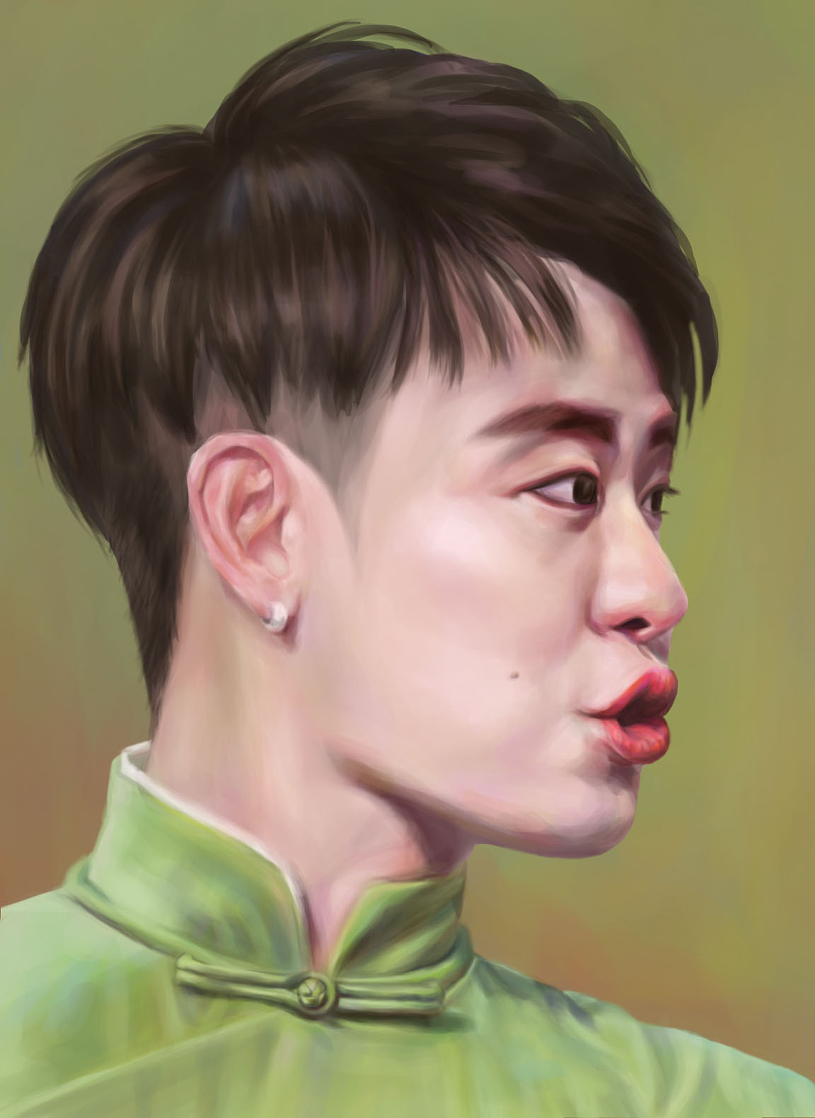 板绘厚涂 张云雷