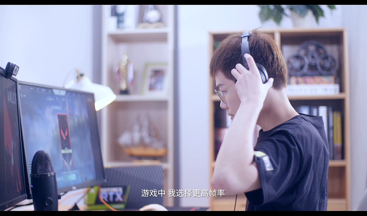 主播小绝英伟达合作宣传片