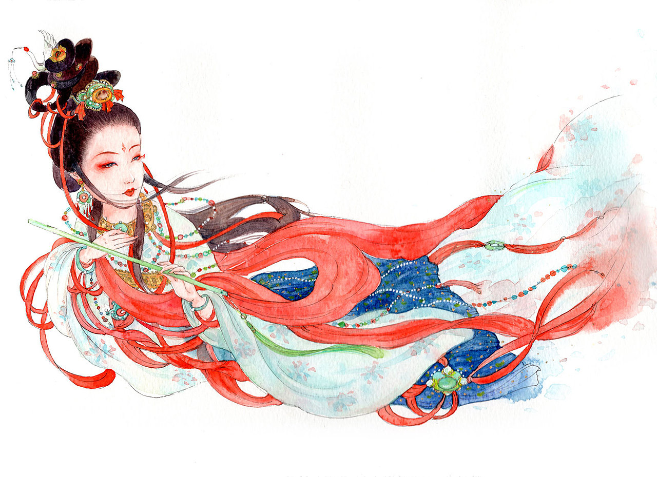 飞天（图ZNDk2NTQ2NTI=） - 创作习作 - 站酷设计师不卡门的Carmen原创素材 - 站酷ZCOOL