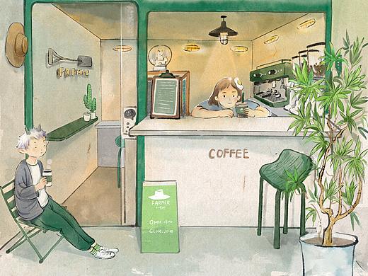 咖啡小店 