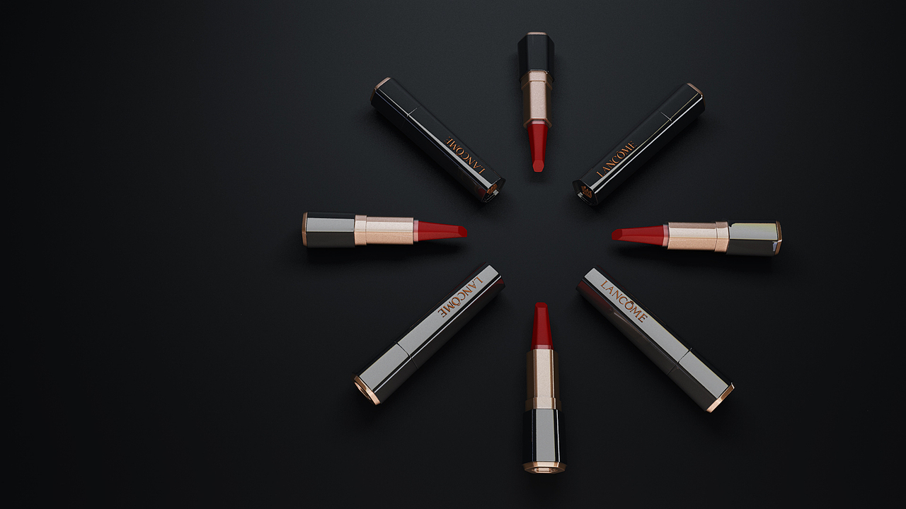 口红建模渲染（图ZMjQ0MDkzMTgw） - 产品 - 站酷设计师Miss黄_原创素材 - 站酷ZCOOL