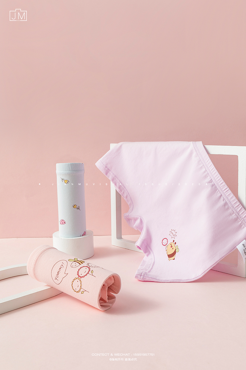 儿童内裤摄影丨简木视觉 × 女童内衣少女文胸 产品拍摄