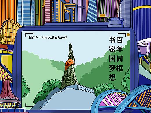 建党100周年百年同框(广州)