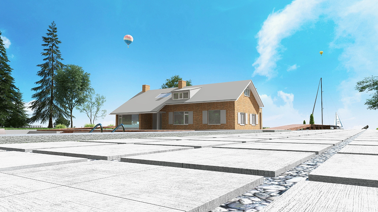 建筑模型渲染作品分享之六