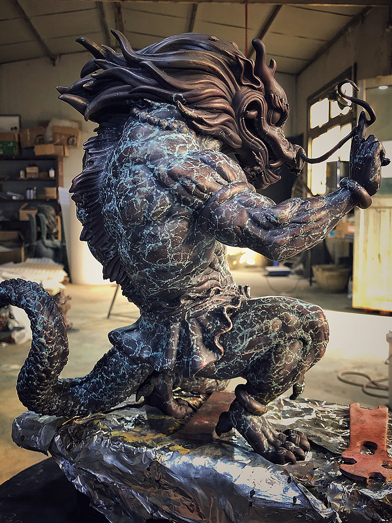 云中神龙——十二地支铜兽《麟甲云中仙》