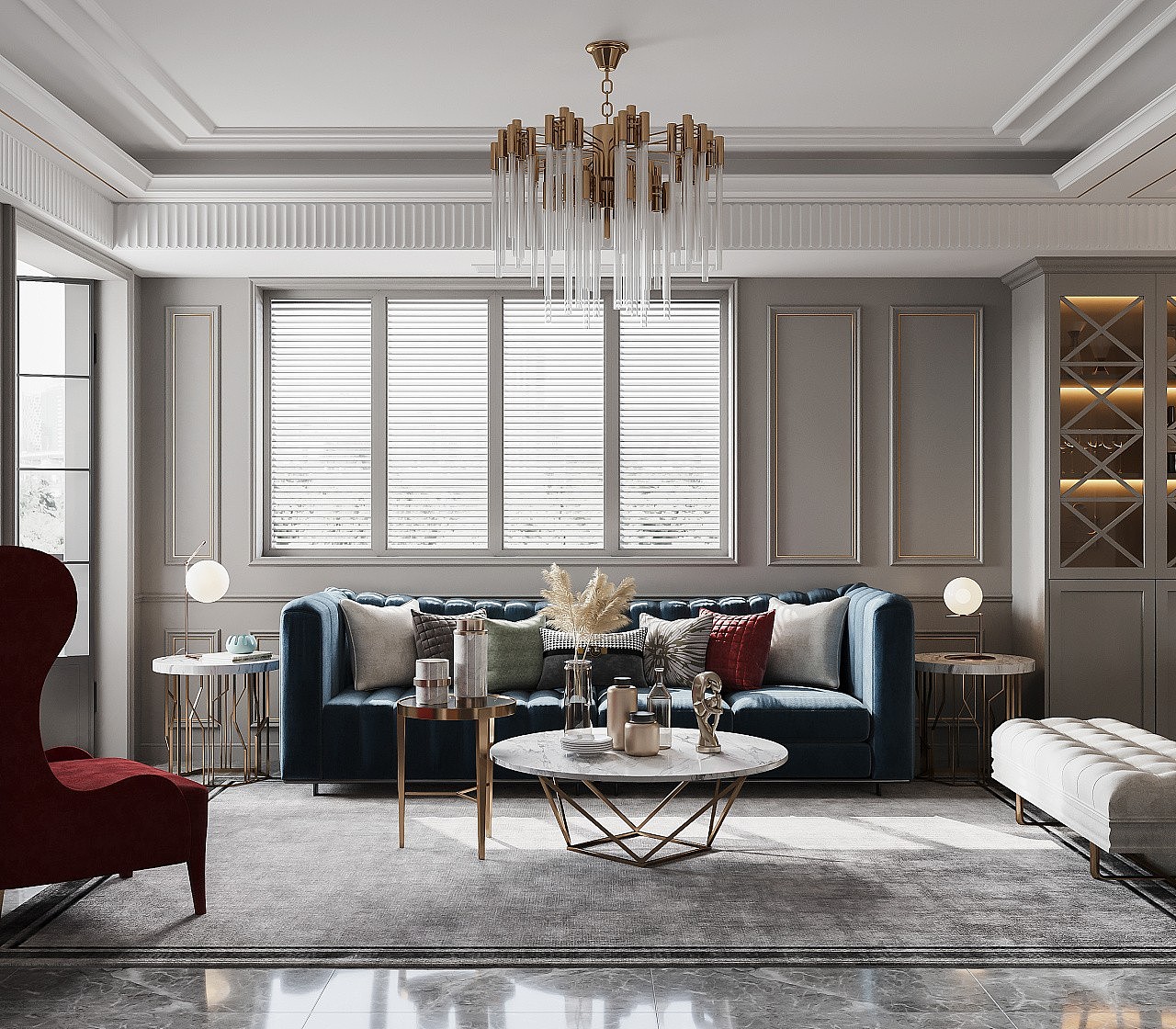 简欧客餐厅卧室