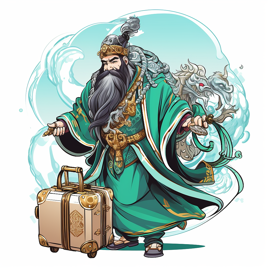 一组关二爷（图ZMzY2NjMwODk2） - 艺术插画 - 站酷设计师半格留白原创素材 - 站酷ZCOOL