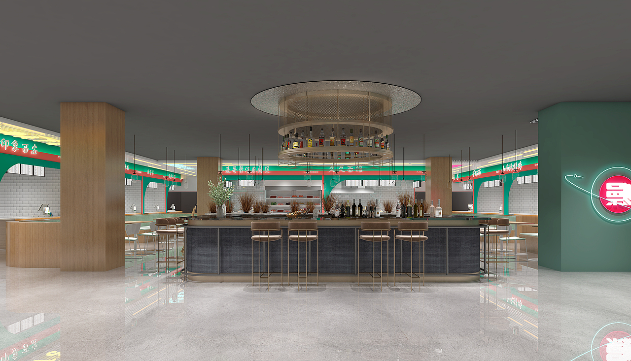 美都汇项目效果图展示（图ZMjg5MjQ0NjEy） - 酒店餐饮设计 - 站酷设计师Adavisu原创素材 - 站酷ZCOOL