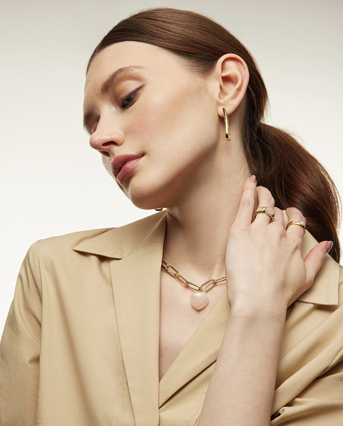 超模饰品拍摄 大牌外模首饰珠宝商业拍摄