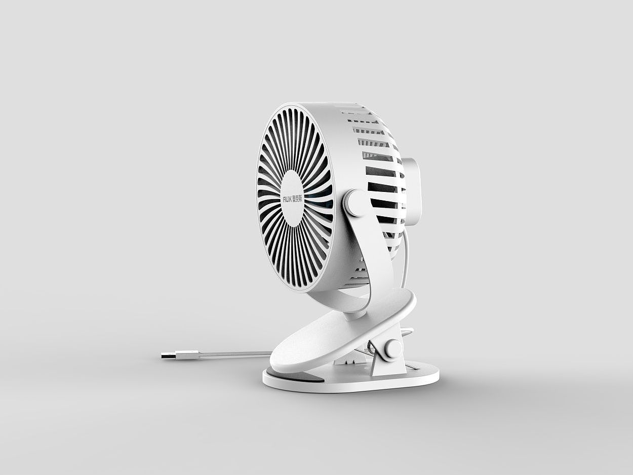 AUX电风扇建模渲染练习