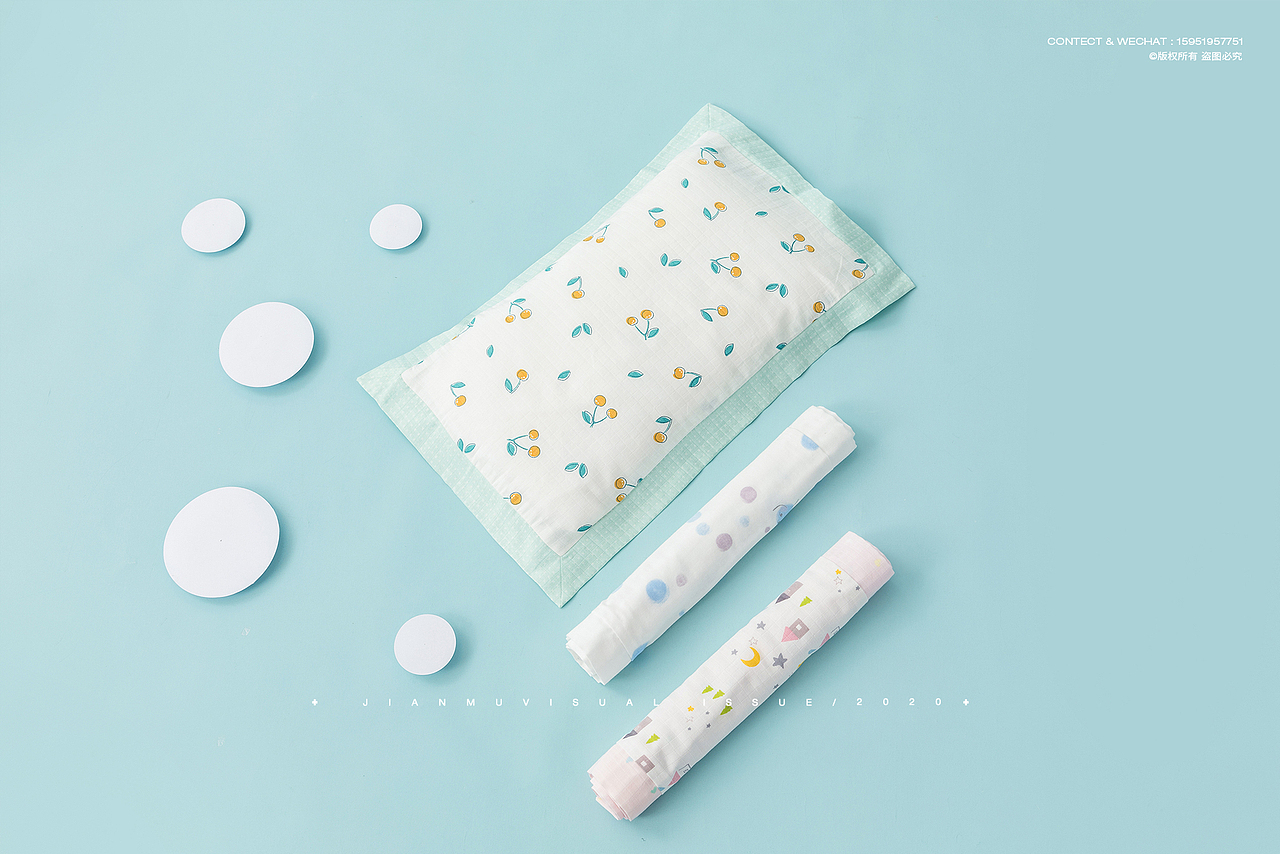 桑小圆 ✖ 母婴家纺拍摄 床单被套枕芯眼罩 产品摄影