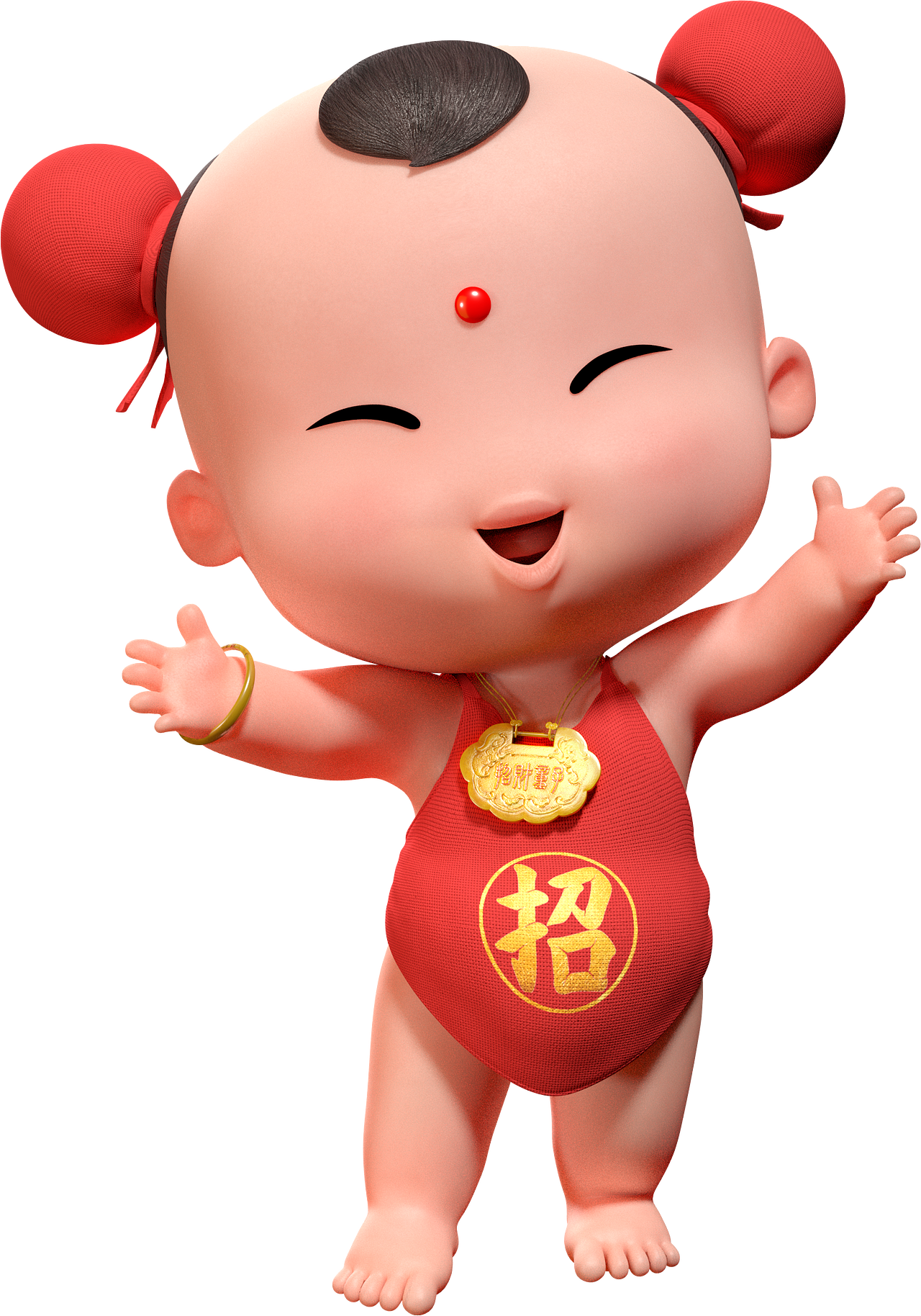 招财童子吉祥符动漫成套表情