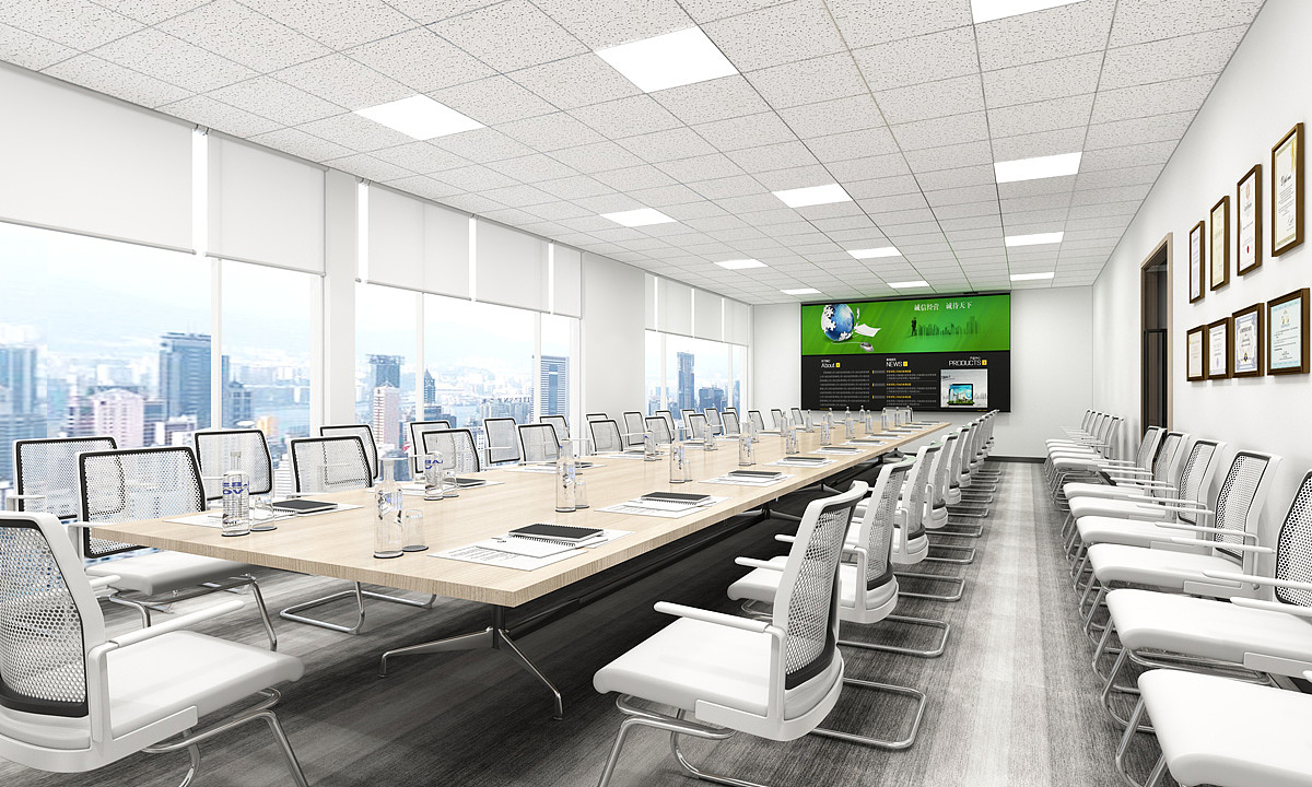 永祺办公展厅设计装修案例-丽音艺术办公室