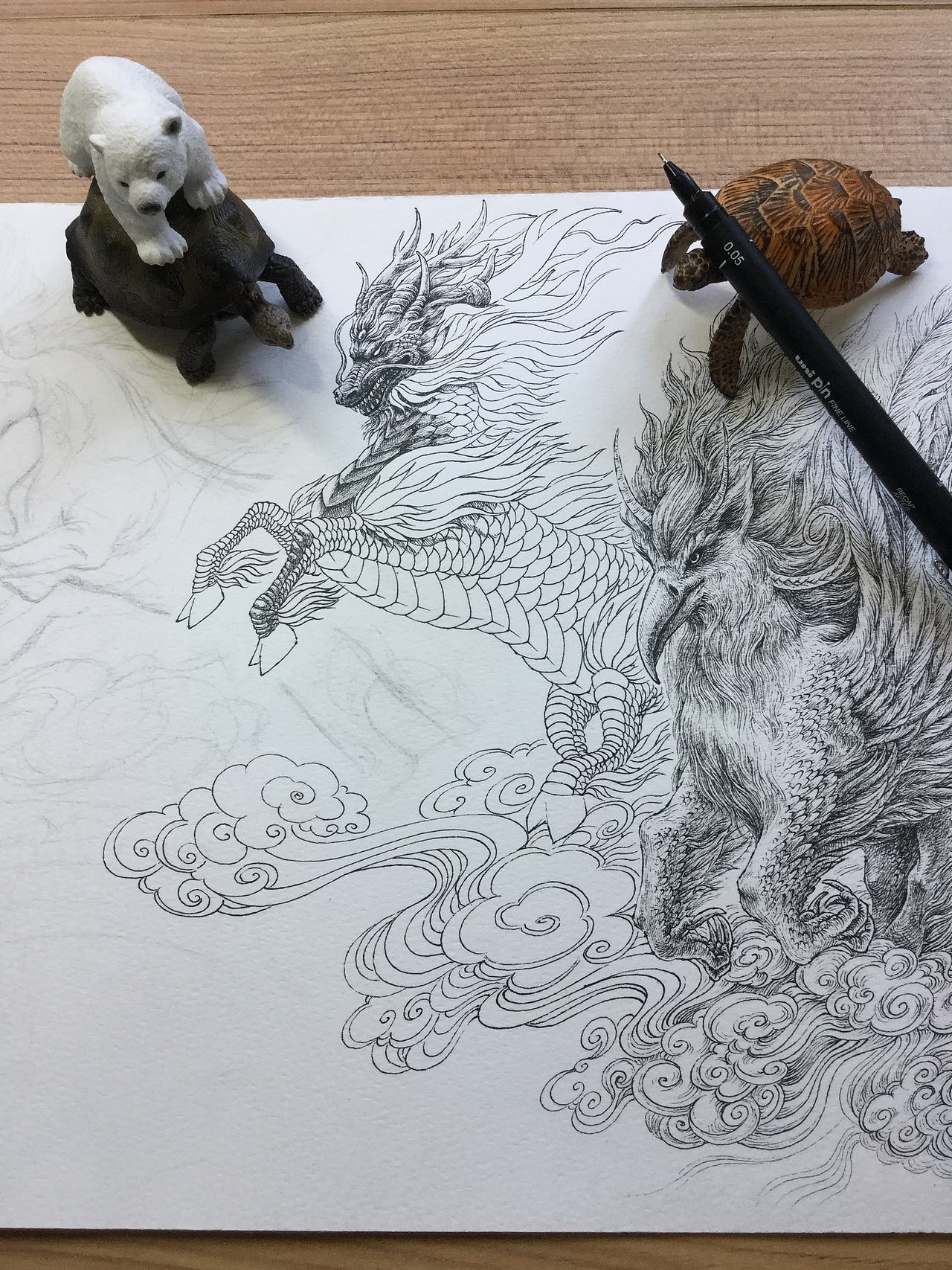 《天马行空图》傅淳强手绘作品(图ZMTE5OTM0MTEy) - 绘画 - 站酷设计师傅淳强画者之旅原创素材 - 站酷ZCOOL