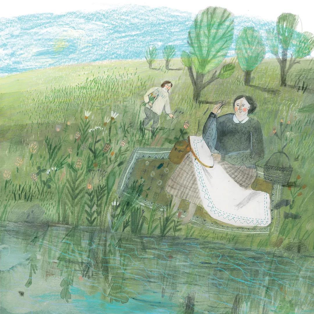 Hiii IIIustration 2019<br>第七届Hiii Illustration国际插画大赛<br><br>优秀作品奖（商业组）<br><br>《河流是什么》<br>&quot;What is a River?&quot;<br>by：Monika Vaicenaviciene（立陶宛）