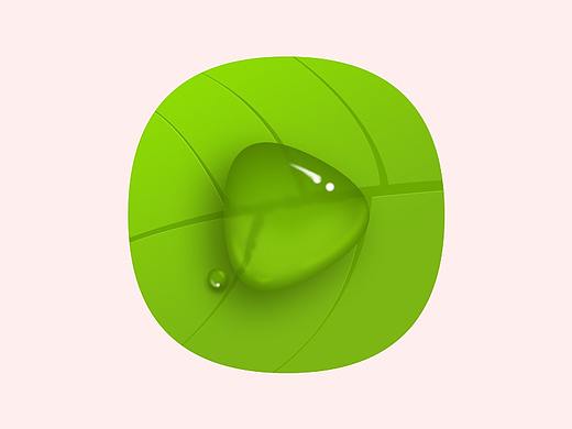 水滴质感UI图标设计
