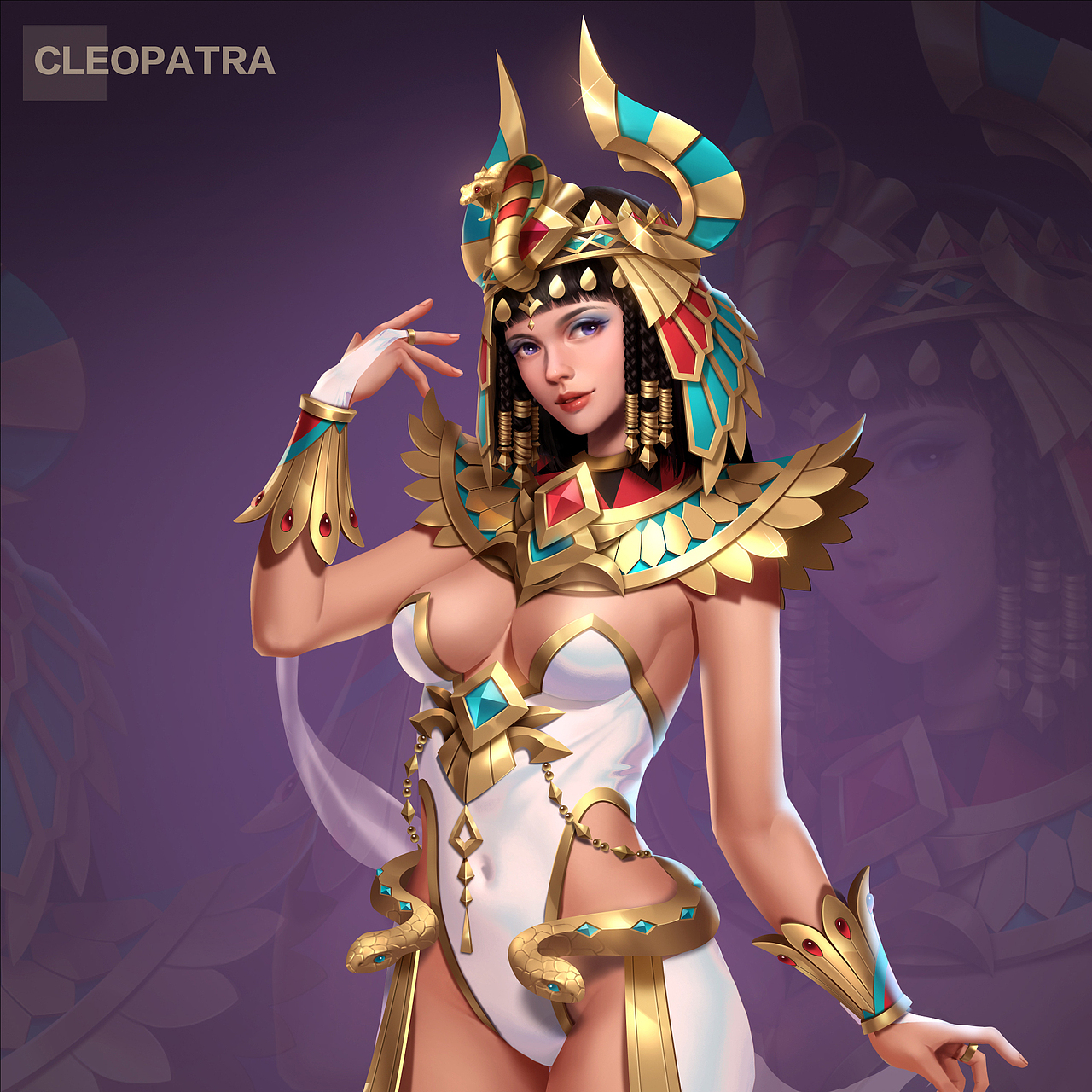 埃及艳后（图ZMjgxNTIzMTgw） - 游戏原画 - 站酷设计师OctopusK章鱼K原创素材 - 站酷ZCOOL