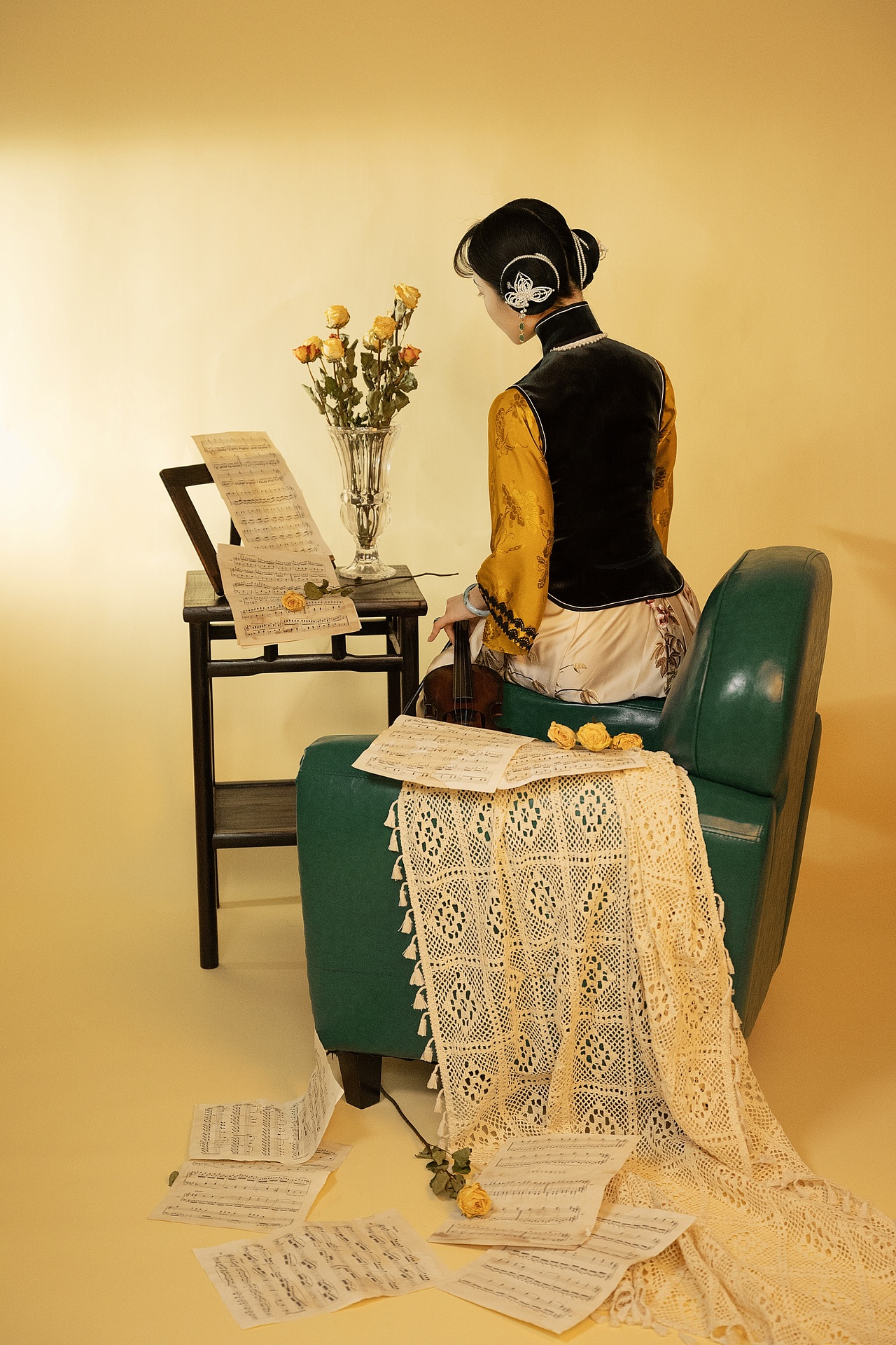 民国女子月份牌系列 · 贰（图ZMjczNzEzMTg0） - 人像摄影 - 站酷设计师其一不二原创素材 - 站酷ZCOOL