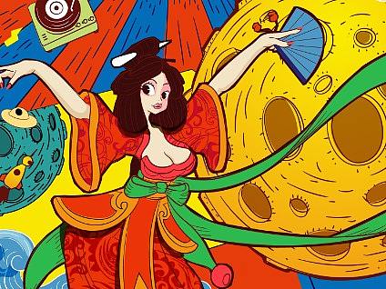啤酒包装 插画创作