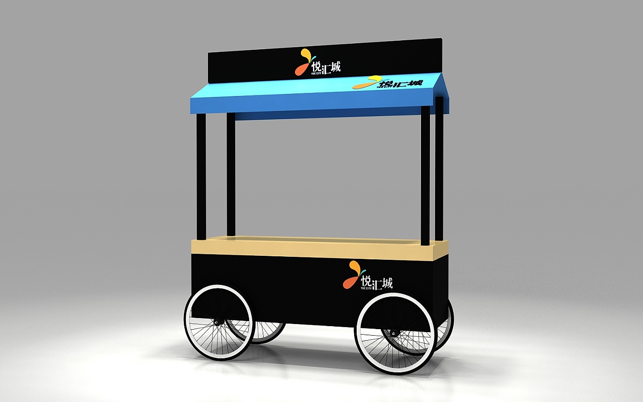 商场 车 悦汇城 餐车|三维|其他三维|3d设计联系我 - 原创作品 - 站酷