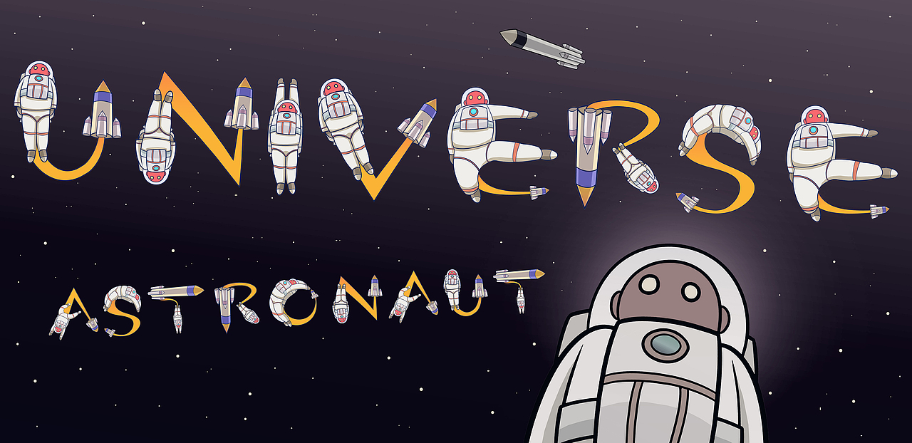 太空人英文字体(astronaut typeface)