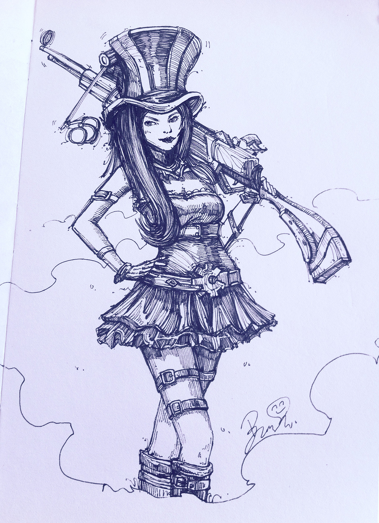 lol皮城女警凯特琳老皮肤