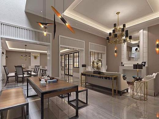 万科颐府装修案例设计效果图|资深设计师刘云作品