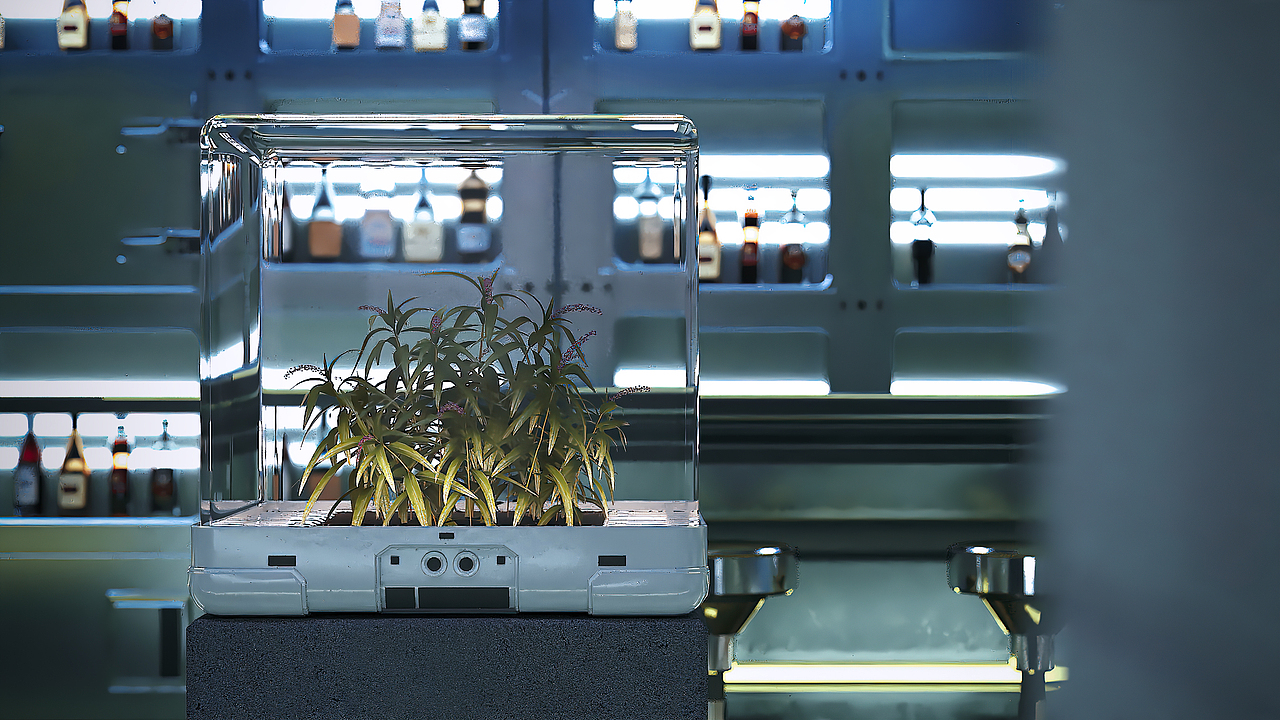 以赛博朋克2077IP设计的酒吧