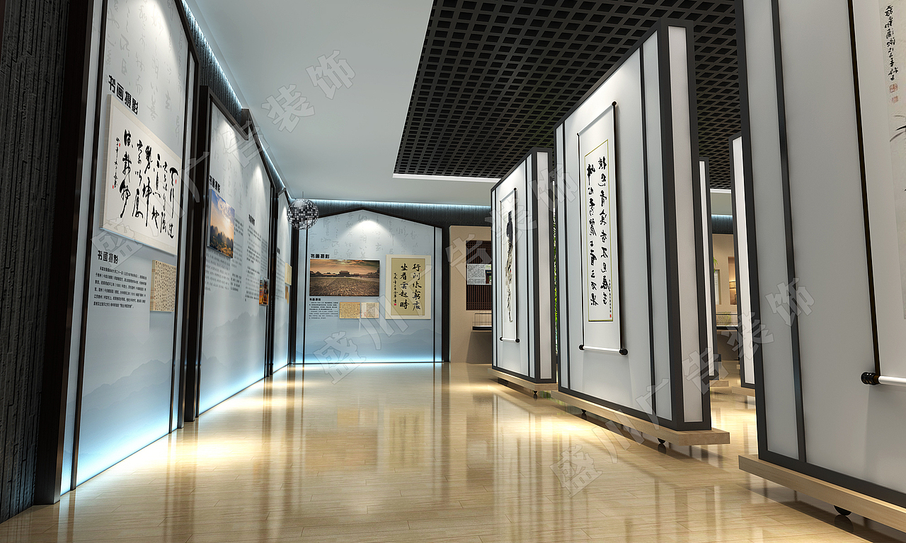 书法摄影展厅（图ZMjgxMTE0NDg4） - 展陈设计 - 站酷设计师ZK65原创素材 - 站酷ZCOOL