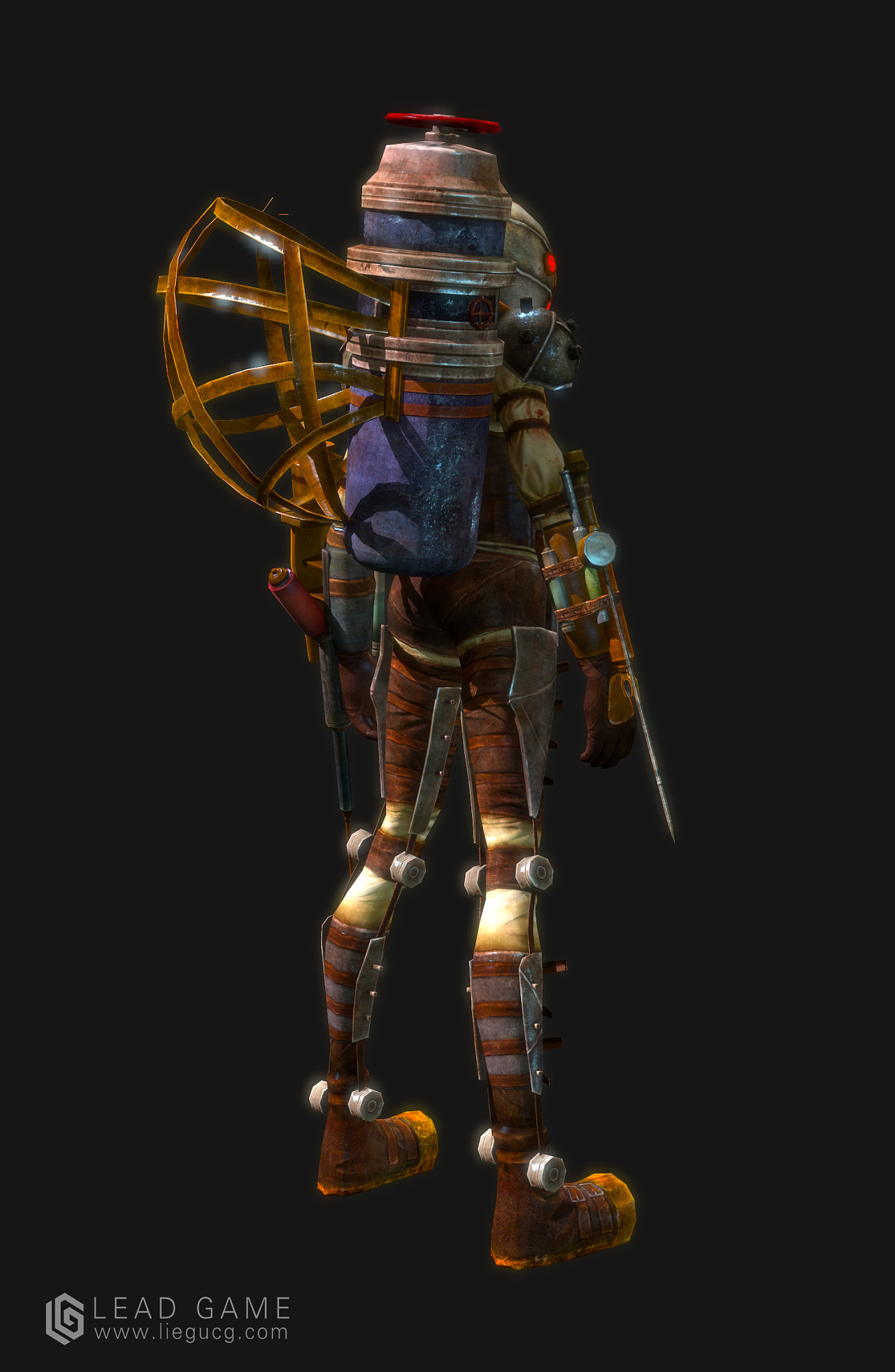 3d次世代角色模型作品赏析|三维|人物/生物|西安乐趣游戏 - 原创作品