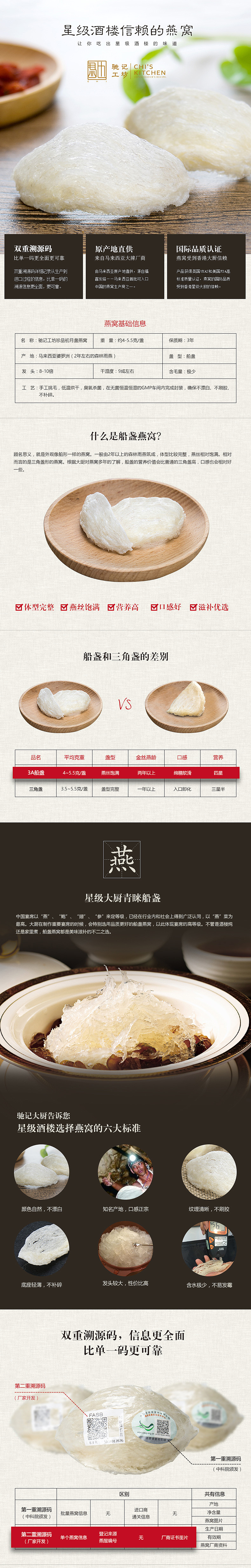 马来西亚 燕窝 驰记工坊 燕盏 宝贝描述 电子商务 天猫 京东 淘宝（图ZMzYzMjU5NzI=） - 电商 - 站酷设计师黄大头1989原创素材 - 站酷ZCOOL