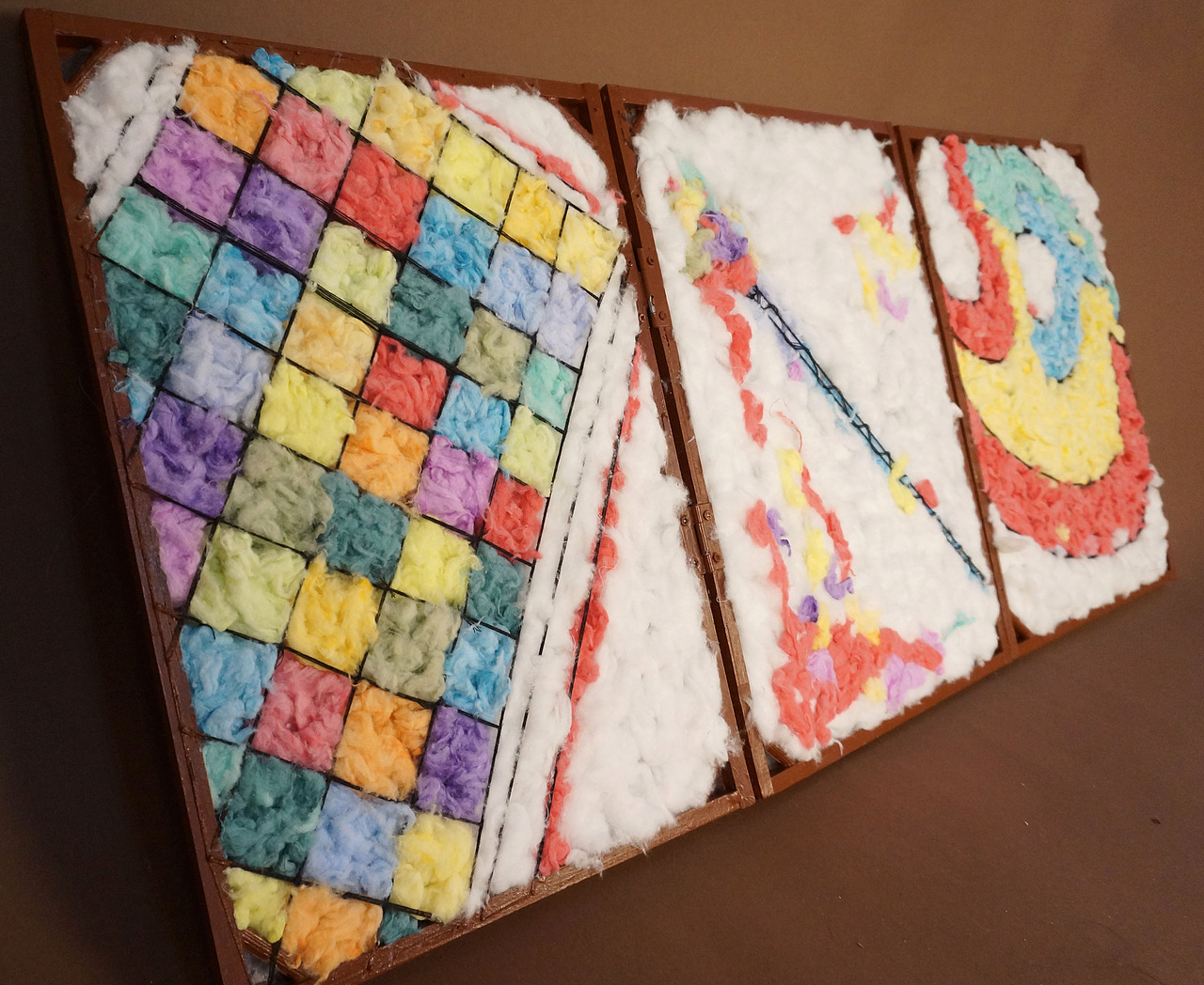 综合材料--纤维--色彩系