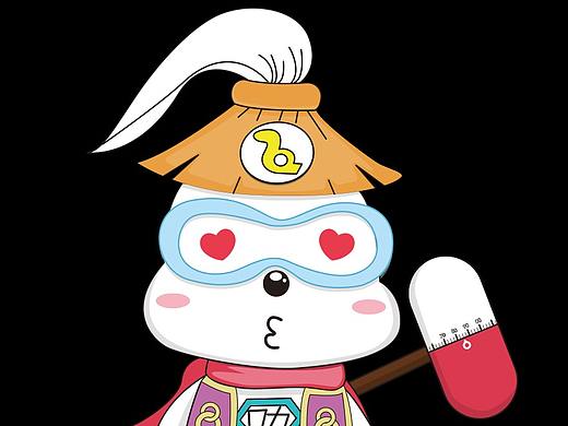 之前公司的IP形象,自己算是还原成3D了吧