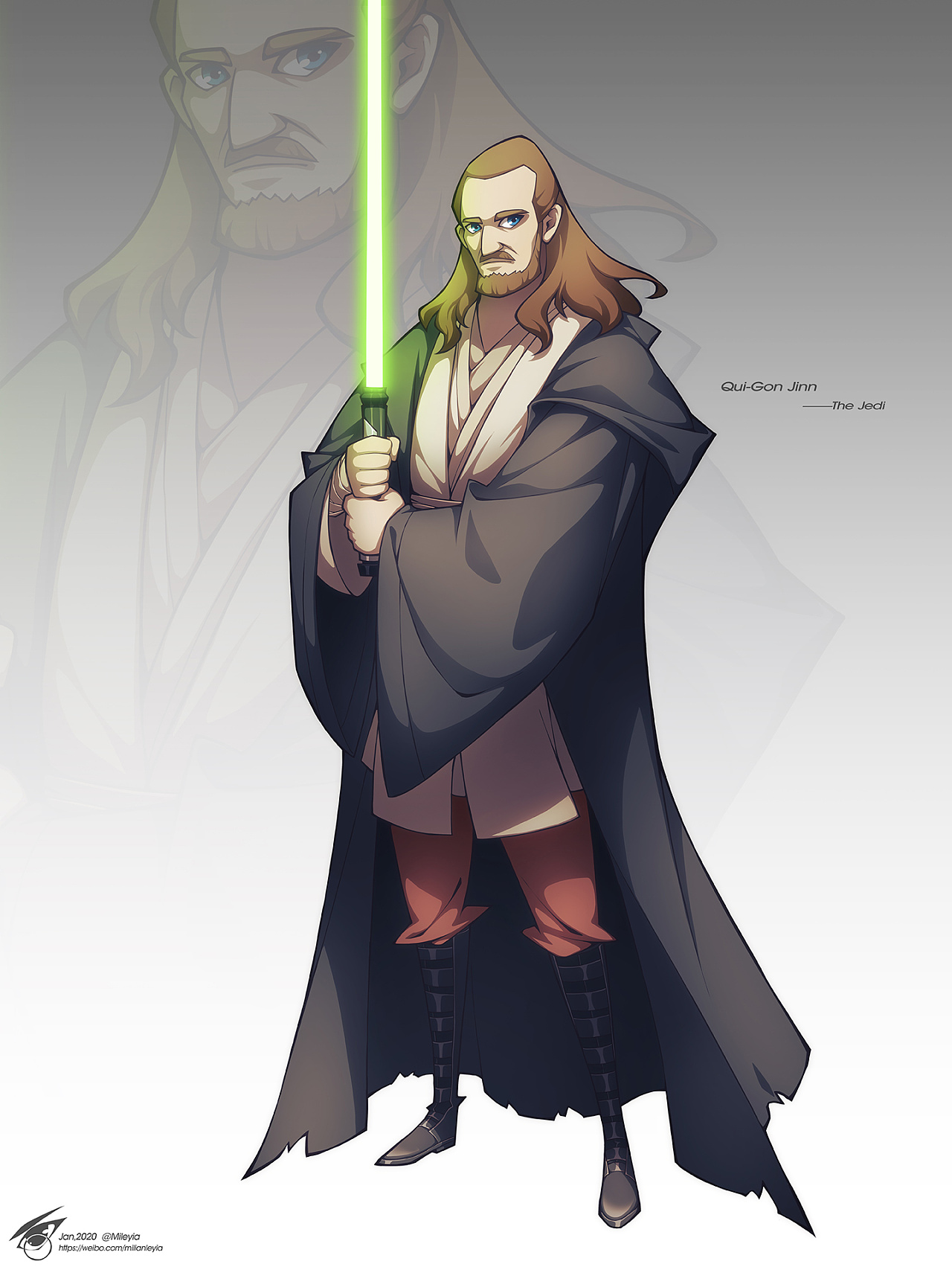 几张绝地武士的摸鱼图|插画|创作习作|mileyia - 原创作品 - 站酷