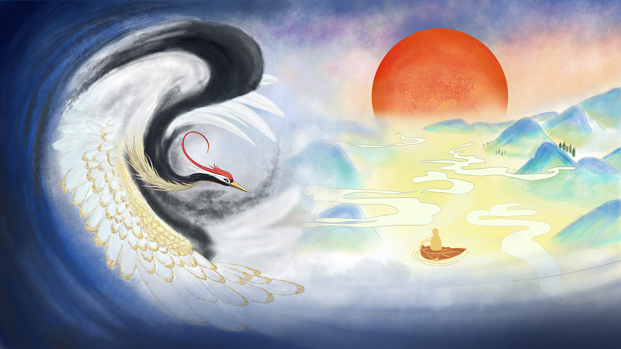 中国风|插画|创作习作|肖月白 - 原创作品 - 站酷 (zcool)