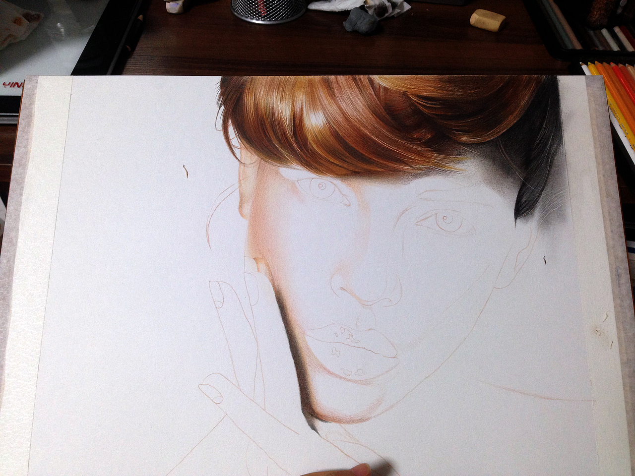 model☆20小时涂☆过程图