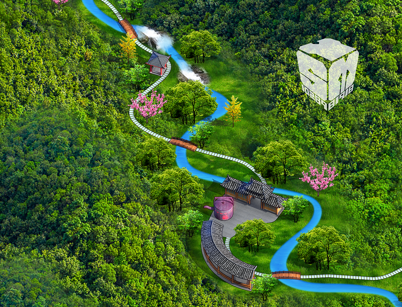 03三维风格景区导览图(39p)