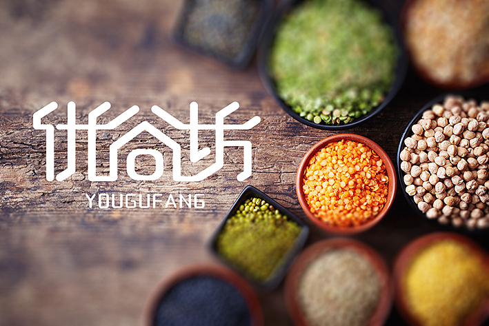 洛阳优谷坊食品品牌LOGO设计