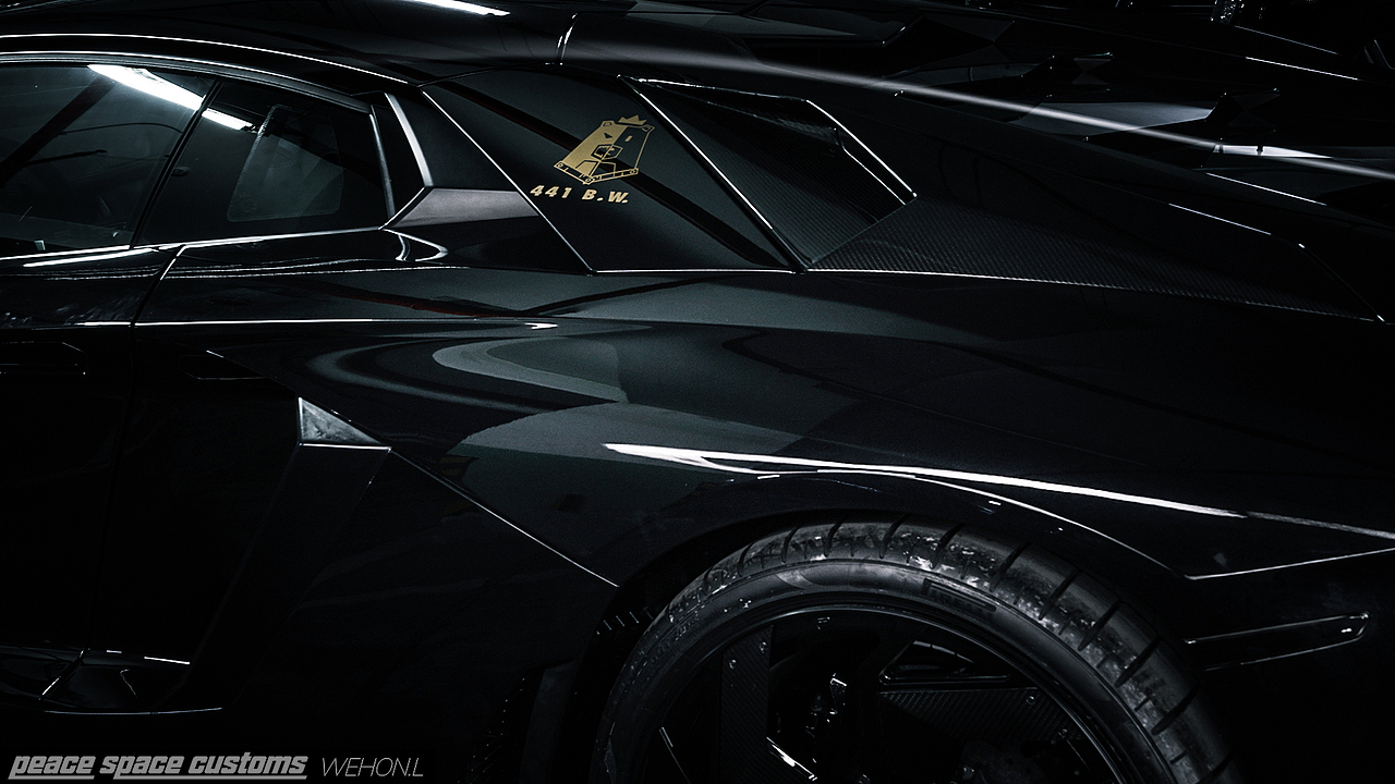 汽车摄影:兰博基尼 LP700 黑武士