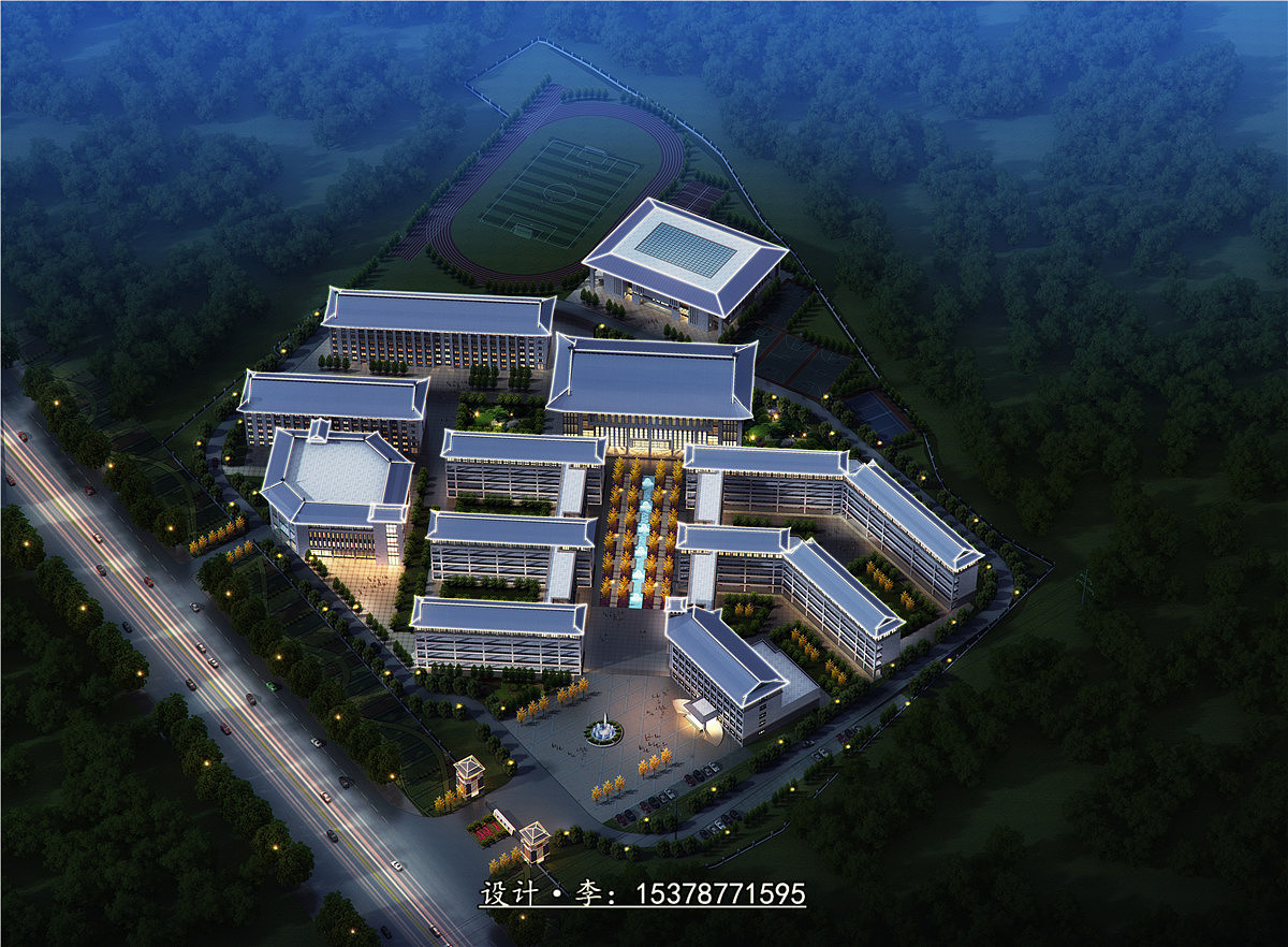 汝州高中建筑设计&郑州建筑设计&河南学校设计公司（图ZMTEyMjMyNzIw） - 建筑设计 - 站酷设计师河南戴文建筑设计原创素材 - 站酷ZCOOL