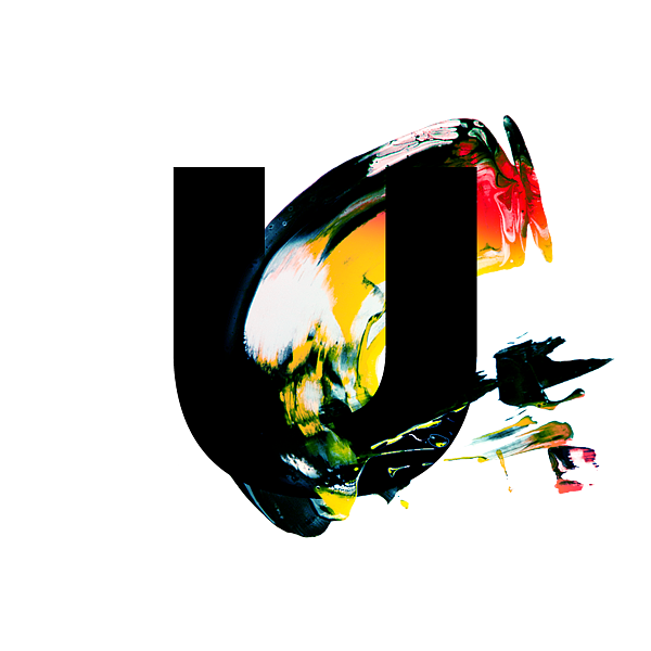 随意的艺术字母