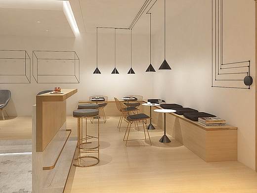 LA VIE EN PATISSRIE轻奢咖啡店设计 | 成都咖啡厅设计