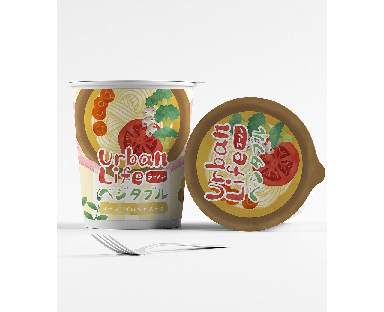 URBAN LIFE方便面 | 原创插画包装设计（图ZMjI3Mjk5Njg0） - 包装 - 站酷设计师KOUEN不吃糖原创素材 - 站酷ZCOOL