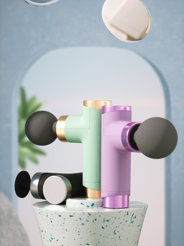 筋膜枪产品动画-三维视频、3D产品宣传片（图ZMjY4MjQ5MjA4） - 动画/影视 - 站酷设计师坂上云原创素材 - 站酷ZCOOL