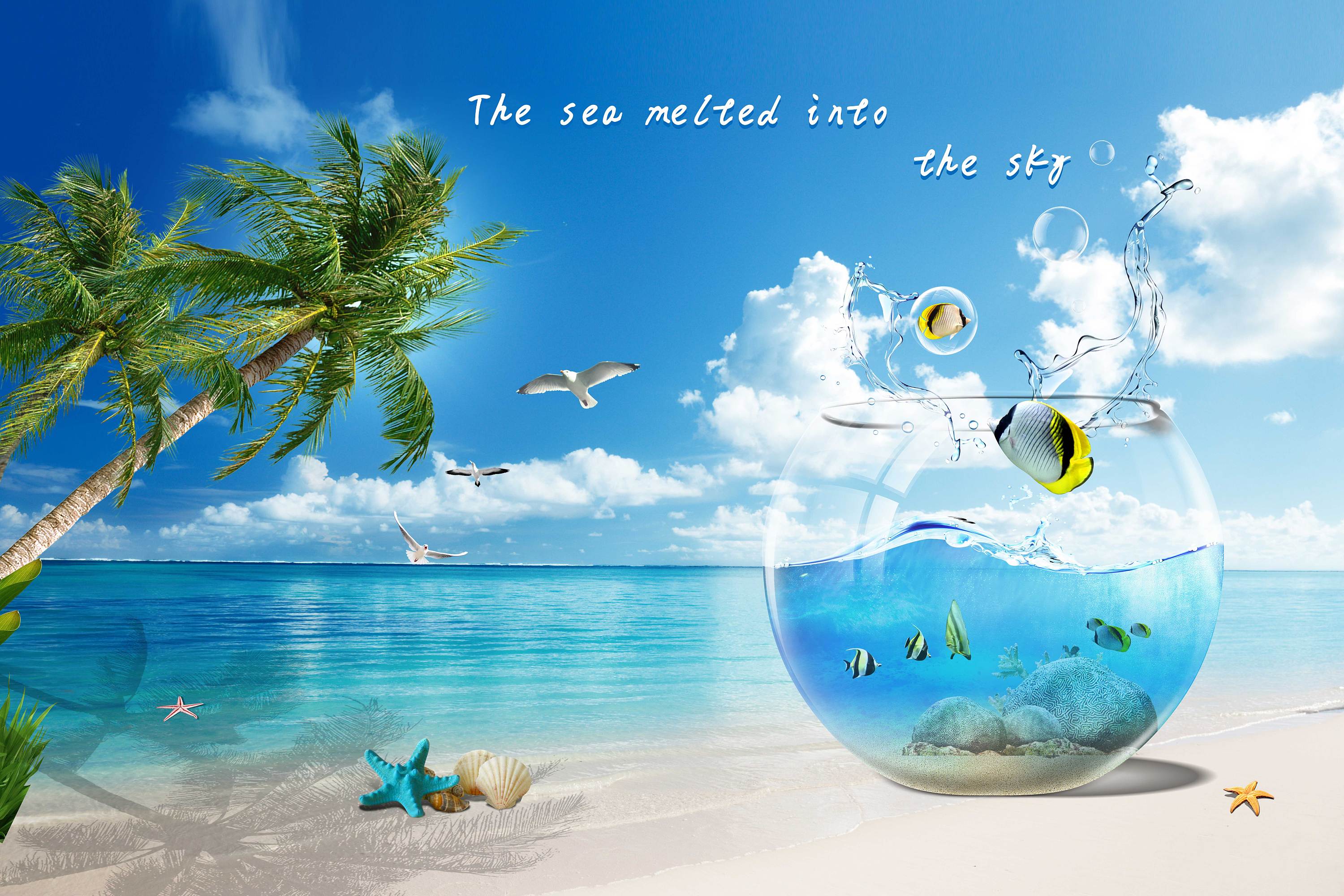 海滩夏日|平面|海报|zhaozhu0331 - 原创作品 - 站酷 (zcool)