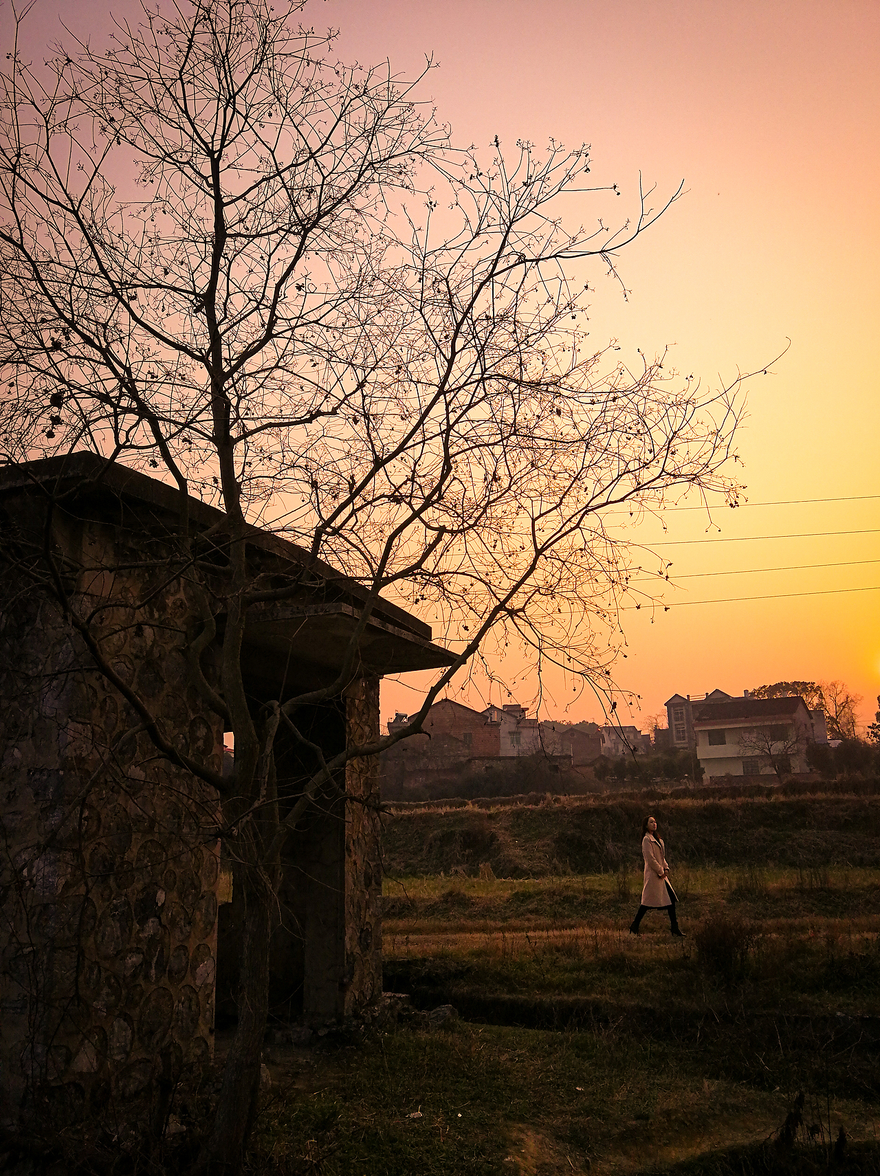 2018年第一个黄昏！（图ZMTA1MjE1MDQ0） - 人文/纪实摄影 - 站酷设计师csk417508131原创素材 - 站酷ZCOOL