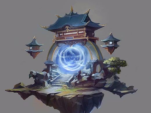 游戏场景原画   传送门